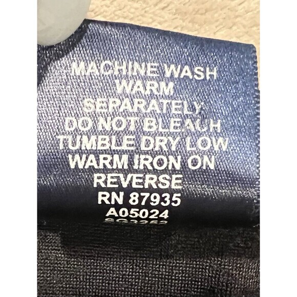 QVC Susan Graver Black Gold Lustra Knit Asian Print 3/4 Sleeve V-neck Tunic Sz L - Picture 6 of 6